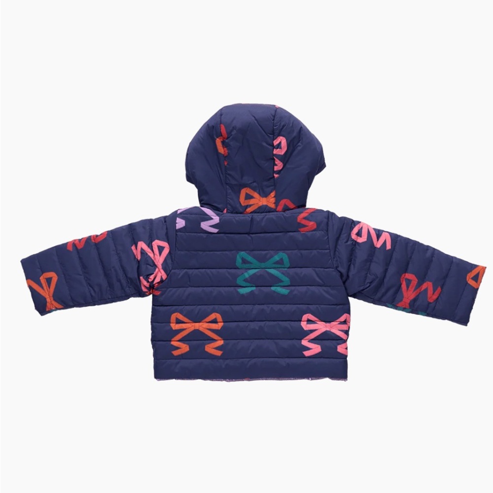 Pink Chicken Girls Reversible Riley Jacket - Multi-Bows - Picture 6 of 6